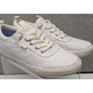 Keds Center Ill Womens Size 8 White Athletic Canvas Fashion Shoes Sneakers Sz 8m
